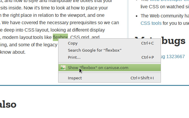 Caniuse Finder  from Chrome web store to be run with OffiDocs Chromium online