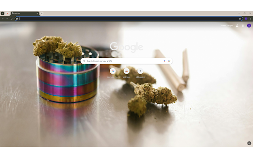 Cannabis Buds and a Grinder  from Chrome web store to be run with OffiDocs Chromium online