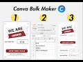 سيتم تشغيل Canva Bulk Maker من متجر Chrome الإلكتروني مع OffiDocs Chromium عبر الإنترنت