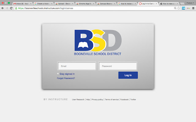 Canvas Booneville School District  from Chrome web store to be run with OffiDocs Chromium online