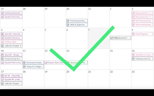 Canvas Calendar Event Hider  from Chrome web store to be run with OffiDocs Chromium online