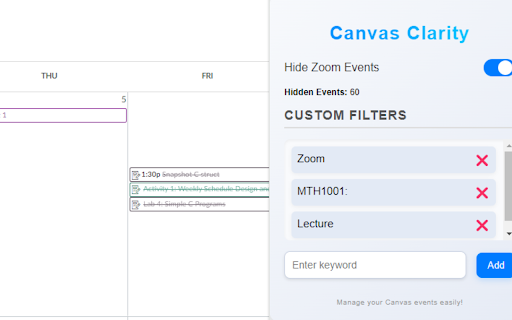 Canvas Clarity  from Chrome web store to be run with OffiDocs Chromium online