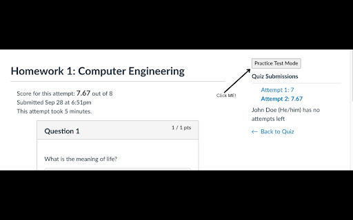 Canvas Practice Test  from Chrome web store to be run with OffiDocs Chromium online