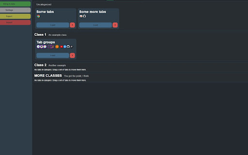 Canvas Tab Manager  from Chrome web store to be run with OffiDocs Chromium online