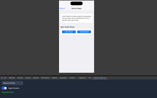 Capacitor Safe Area Simulator  from Chrome web store to be run with OffiDocs Chromium online
