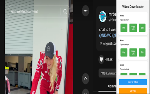 CapCut Video Editor  Downloader  from Chrome web store to be run with OffiDocs Chromium online