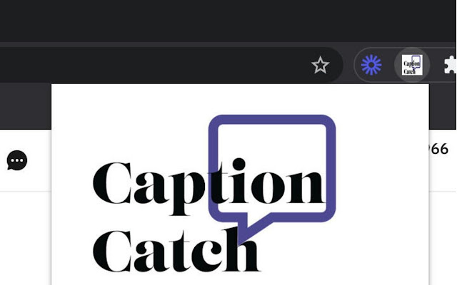 Caption Catch  from Chrome web store to be run with OffiDocs Chromium online