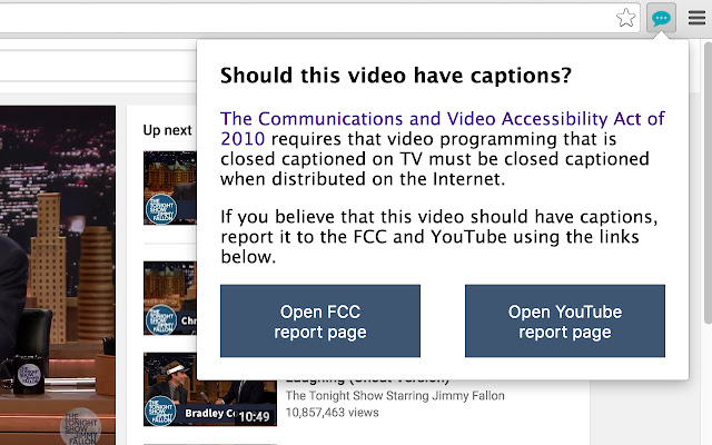 Caption reporter  from Chrome web store to be run with OffiDocs Chromium online