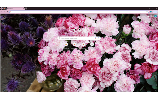 Captures an arrangement of roses and purple flowers  from Chrome web store to be run with OffiDocs Chromium online