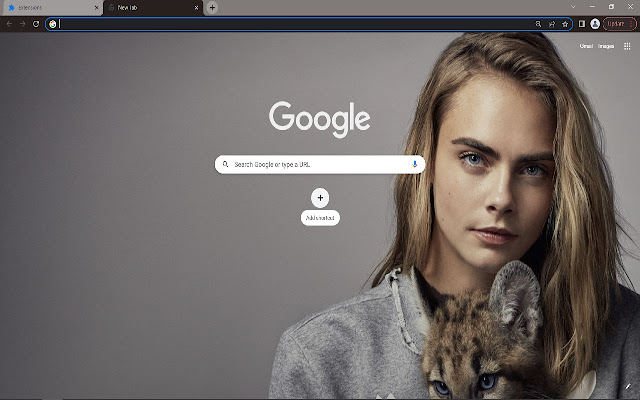 Cara Delevingne Browser Theme  from Chrome web store to be run with OffiDocs Chromium online