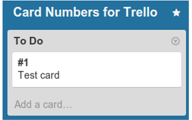 OffiDocs Chromium 온라인과 함께 실행되는 Chrome 웹 스토어의 Trello용 카드 번호