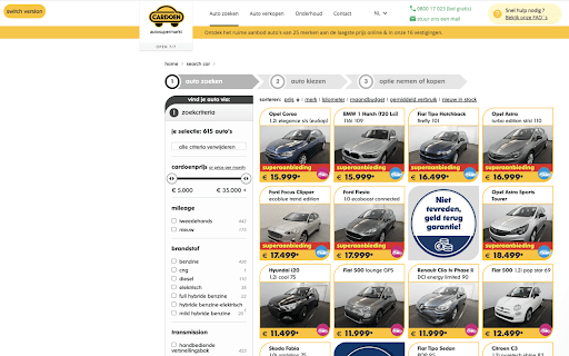 Cardoen Search Switcher  from Chrome web store to be run with OffiDocs Chromium online