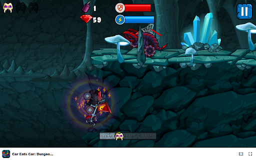 Car Eats Car: Dungeon Adventure Game  from Chrome web store to be run with OffiDocs Chromium online
