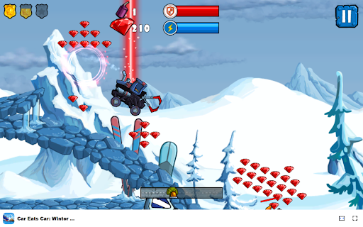 Car Eats Car: Winter Adventure Game  from Chrome web store to be run with OffiDocs Chromium online