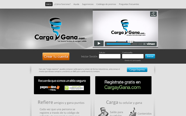 CargayGana.com  from Chrome web store to be run with OffiDocs Chromium online