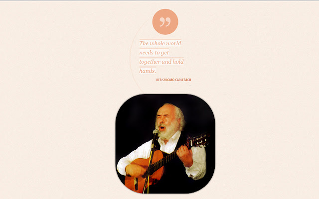 Carlebach Quotes  from Chrome web store to be run with OffiDocs Chromium online