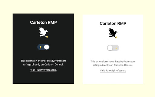 Carleton RMP  from Chrome web store to be run with OffiDocs Chromium online