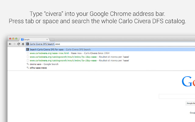 Carlo Civera DFS Search  from Chrome web store to be run with OffiDocs Chromium online