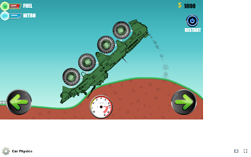 Car Physics Game in Browser Free  Offline available  from Chrome web store to be run with OffiDocs Chromium online