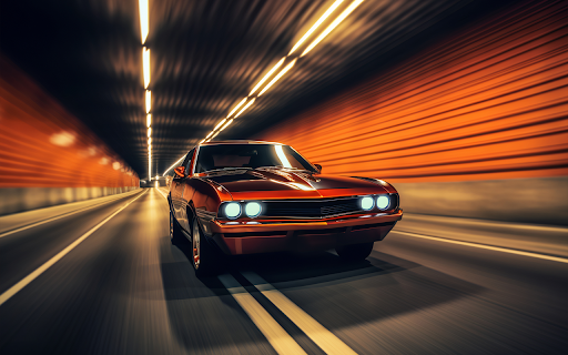 car running high speed tunnel  from Chrome web store to be run with OffiDocs Chromium online