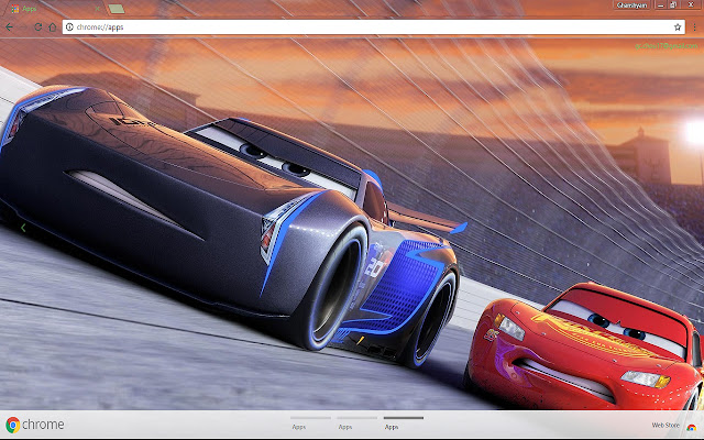 Cars 3 HD  from Chrome web store to be run with OffiDocs Chromium online