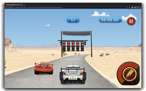 Cars Lightning Speed Unblocked Game  from Chrome web store to be run with OffiDocs Chromium online