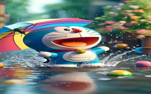 Cartoon character wallpaper  from Chrome web store to be run with OffiDocs Chromium online
