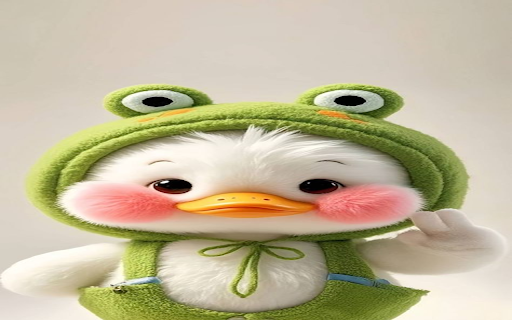 Cartoon duck wallpaper  from Chrome web store to be run with OffiDocs Chromium online