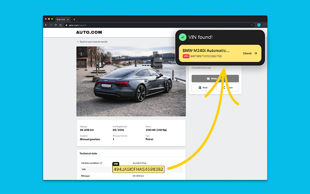 carVertical: Vehicle History  VIN Lookup  from Chrome web store to be run with OffiDocs Chromium online