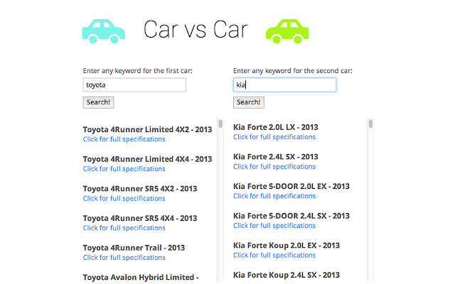 Car vs. Car  from Chrome web store to be run with OffiDocs Chromium online
