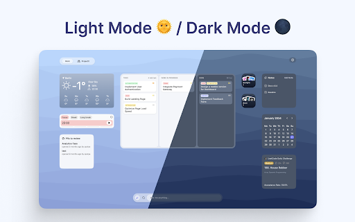 Casca: New Tab with ChatGPT and Widgets  from Chrome web store to be run with OffiDocs Chromium online