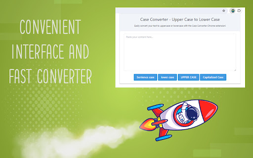 Case Converter Upper Case to Lower Case  from Chrome web store to be run with OffiDocs Chromium online