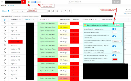 Case List Organizer  from Chrome web store to be run with OffiDocs Chromium online