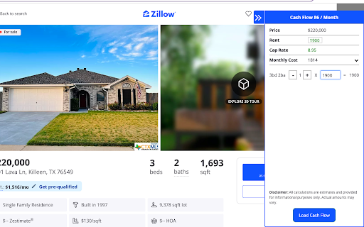Cash Flow  from Chrome web store to be run with OffiDocs Chromium online