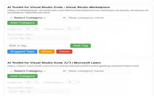 Catai Tab  from Chrome web store to be run with OffiDocs Chromium online