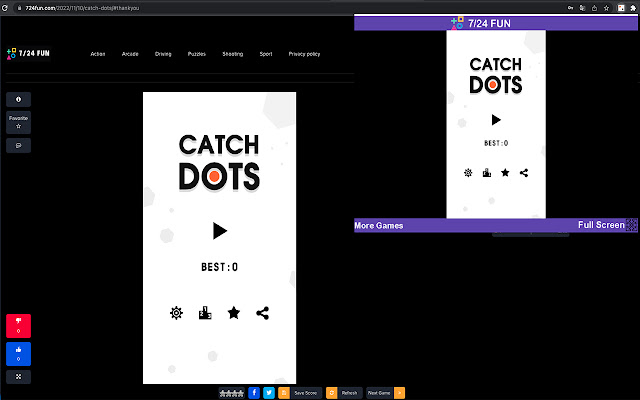 Catch Dots Game Arcade Game  from Chrome web store to be run with OffiDocs Chromium online Catch Dots Game Arcade Game  from Chrome web store to be run with OffiDocs Chromium online