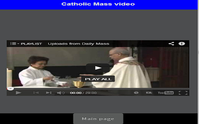 Catholic Mass and Gospels  from Chrome web store to be run with OffiDocs Chromium online