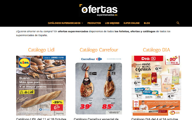 Catálogos de Supermercados  from Chrome web store to be run with OffiDocs Chromium online