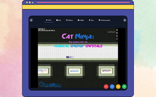 Cat Ninja Unblocked Game  from Chrome web store to be run with OffiDocs Chromium online