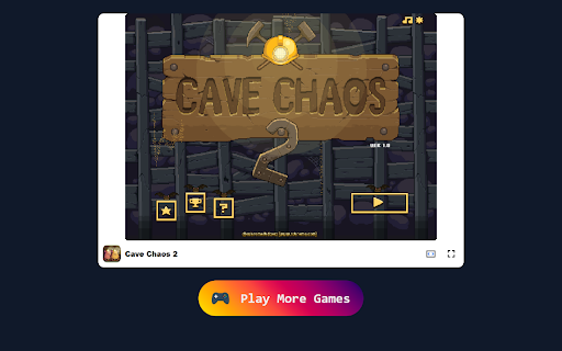Cave Chaos 2 Game Navigate Treacherous Caves and Overcome Obstacles!  from Chrome web store to be run with OffiDocs Chromium online