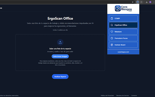 CazaRiesgos Web Apps  from Chrome web store to be run with OffiDocs Chromium online