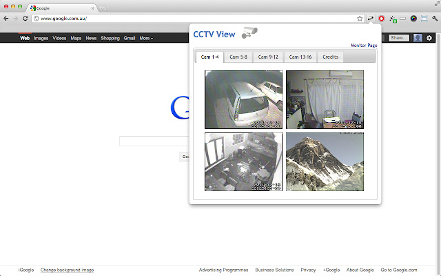 CCTV View  from Chrome web store to be run with OffiDocs Chromium online