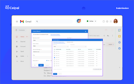 CEIPAL ATS For Gmail  from Chrome web store to be run with OffiDocs Chromium online
