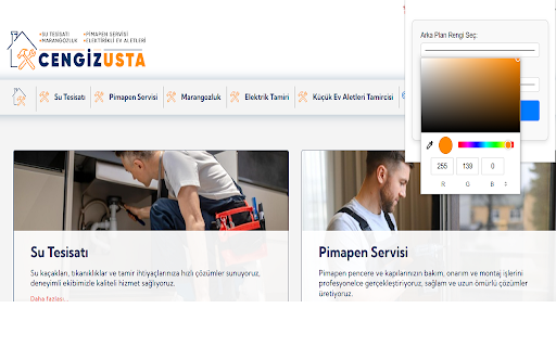 Cengiz Usta  from Chrome web store to be run with OffiDocs Chromium online
