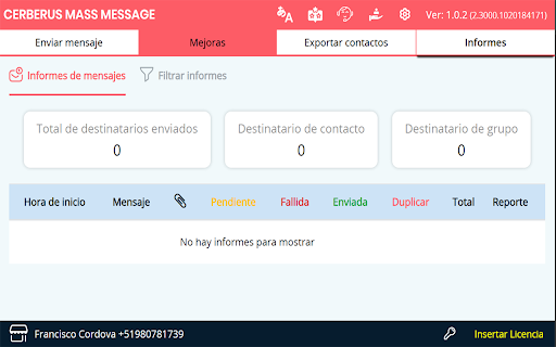 Cerberus MS Whatsapp  from Chrome web store to be run with OffiDocs Chromium online