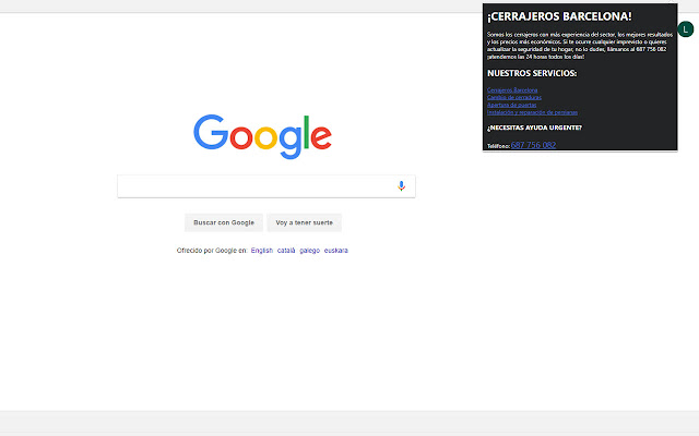 Cerrajeros Barcelona  from Chrome web store to be run with OffiDocs Chromium online