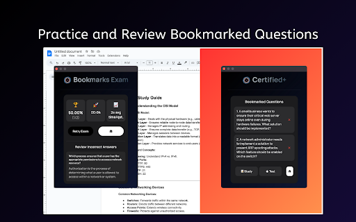 Certified+  from Chrome web store to be run with OffiDocs Chromium online