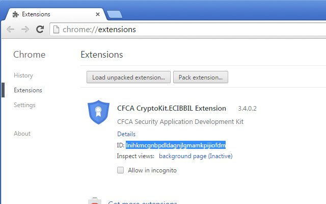 CFCA CryptoKit.ECIBBIL Extension  from Chrome web store to be run with OffiDocs Chromium online