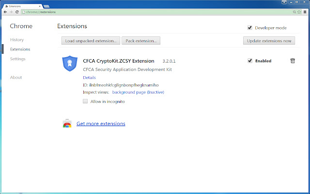 CFCA CryptoKit.ZCSY Extension  from Chrome web store to be run with OffiDocs Chromium online