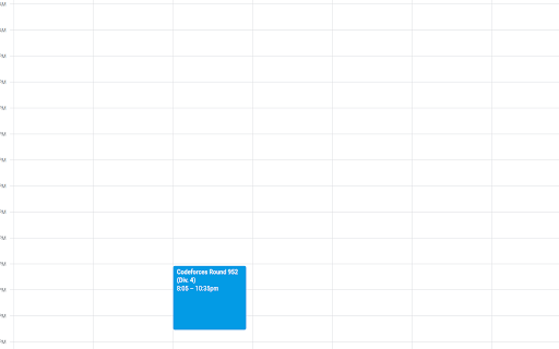 CF Calendar  from Chrome web store to be run with OffiDocs Chromium online